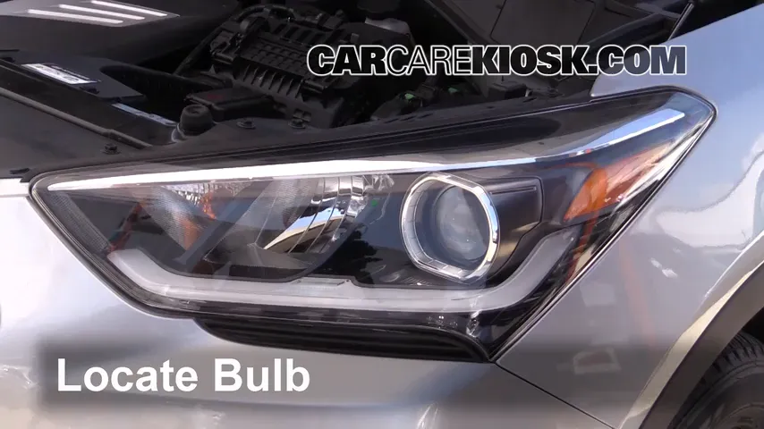 2017 Hyundai Santa Fe SE 3.3L V6 Lights Highbeam (replace bulb)
